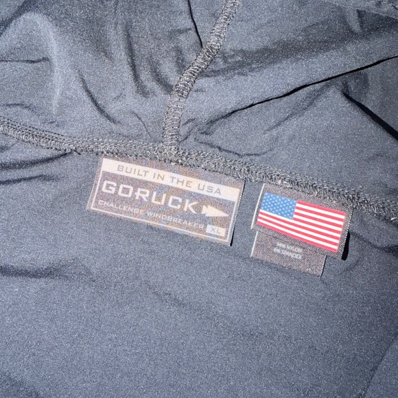 GORUCK Indestructible Challenge Windbreaker (Black) – Size XL – Made in USA - Picture 5 of 5